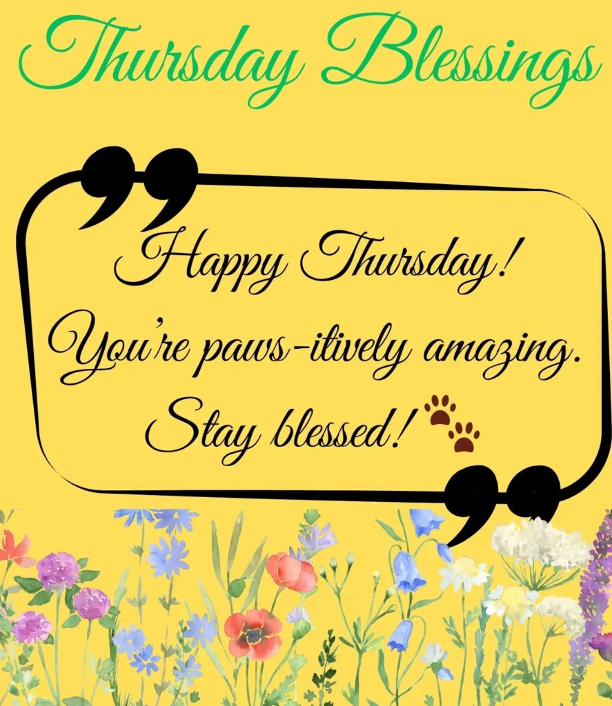 Cute Thursday Blessings