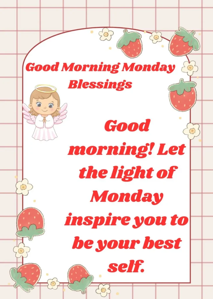 Good Morning Monday Blessings