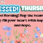 Good Morning Thursday Blessings