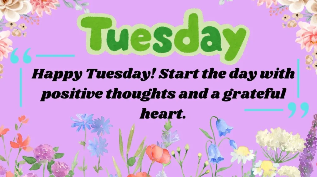 Good Morning Tuesday Blessings