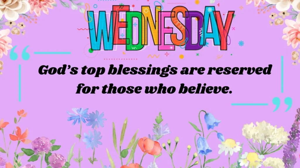 Top Wednesday Blessings