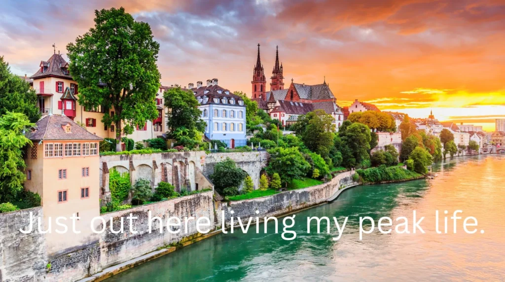 Captions for the Swiss Alps